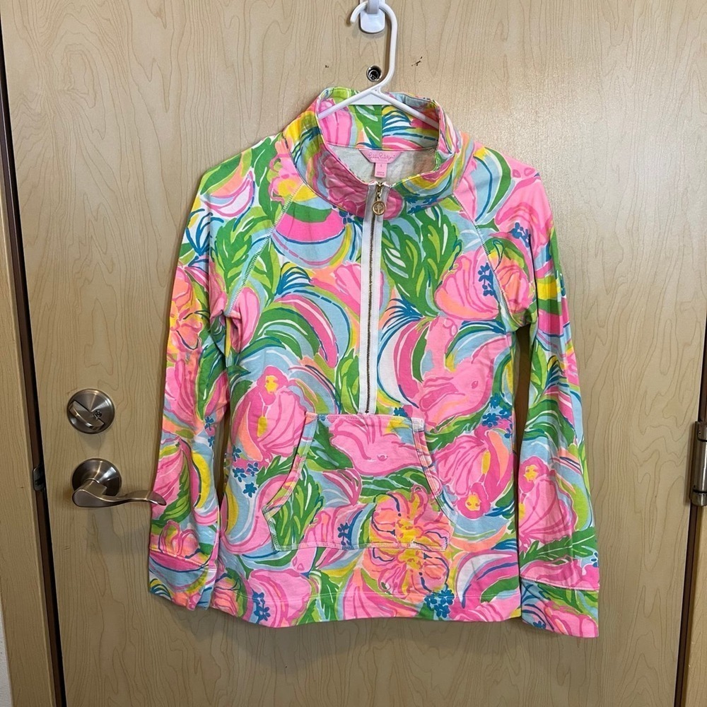 Lilly Pulitzer Skipper Half Zip Popover